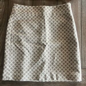 NWT LOFT Pencil Skirt Gold and Beige 00P